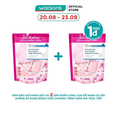 Nước Lau Sàn Orita Đậm Đặc Hương Magic Pink Floor Cleaner 500ml