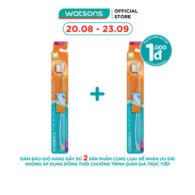 Bàn Chải Đánh Răng Watsons Sensitive Ultra Fine Toothbrush (Soft) 1 cây