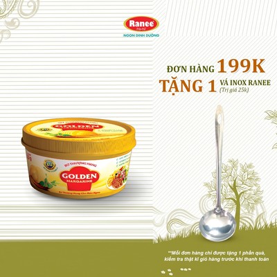 {Đơn 199k tặng vá inox } Bơ Thượng Hạng Golden Margarine 200gr