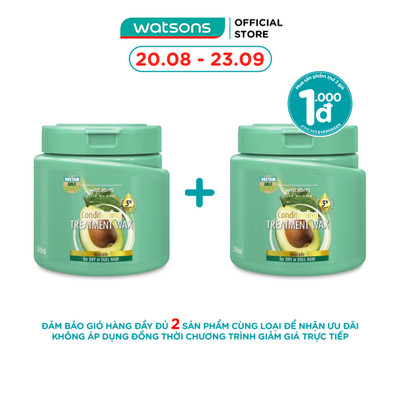 Kem Ủ Tóc Watsons Chiết Xuất Quả Bơ 500ml
