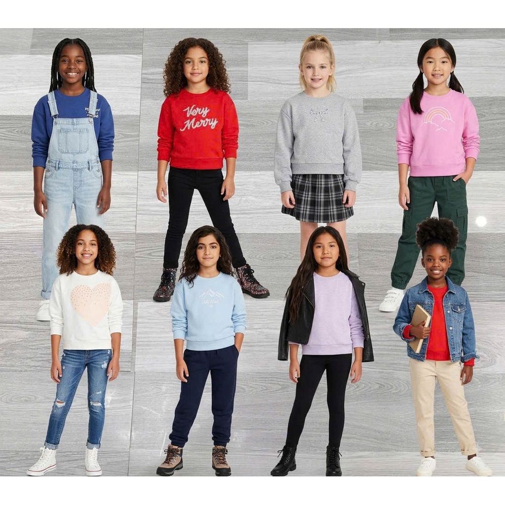 Áo Nỉ Bông xuất xịn (size 2y - 12y)