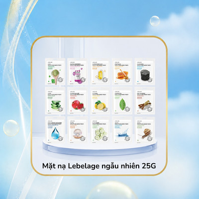 [HB + GIFT] [NGẪU NHIÊN] Mặt nạ dưỡng da Lebelage 25g - 1 mask