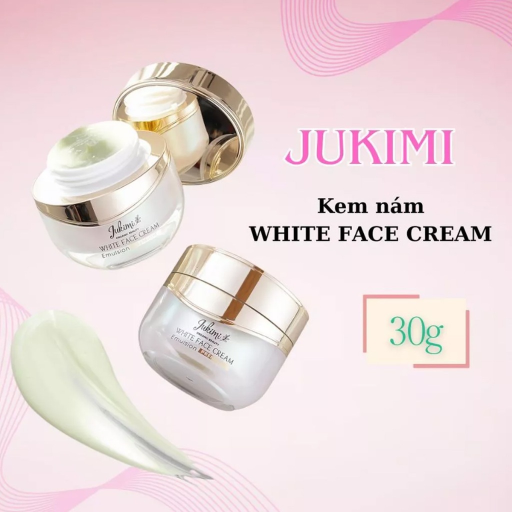 [SVIP]_Kem nám Cream White Face Jukimi 30g hỗ trợ xóa nám, tàn nhang, làm trắng da sau 2 tuần sử dụn