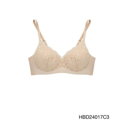 Áo Lót Có Gọng Mút Mỏng Phối Ren Phù Hợp Người Vòng 1 To Màu Trơn Happy Perfect Bra by Sabina HBD24017