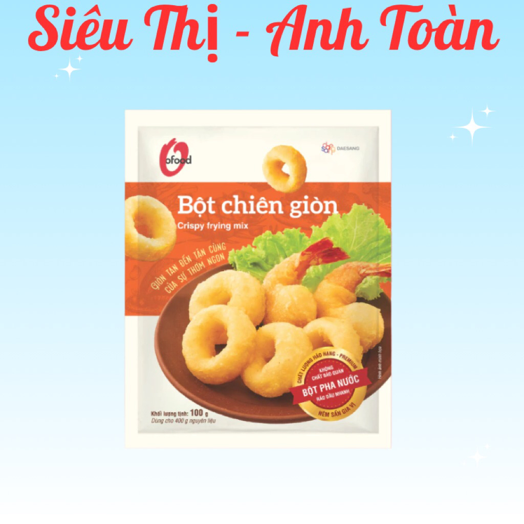 Bột Chiên Giòn Ofood 100g Chính Hãng