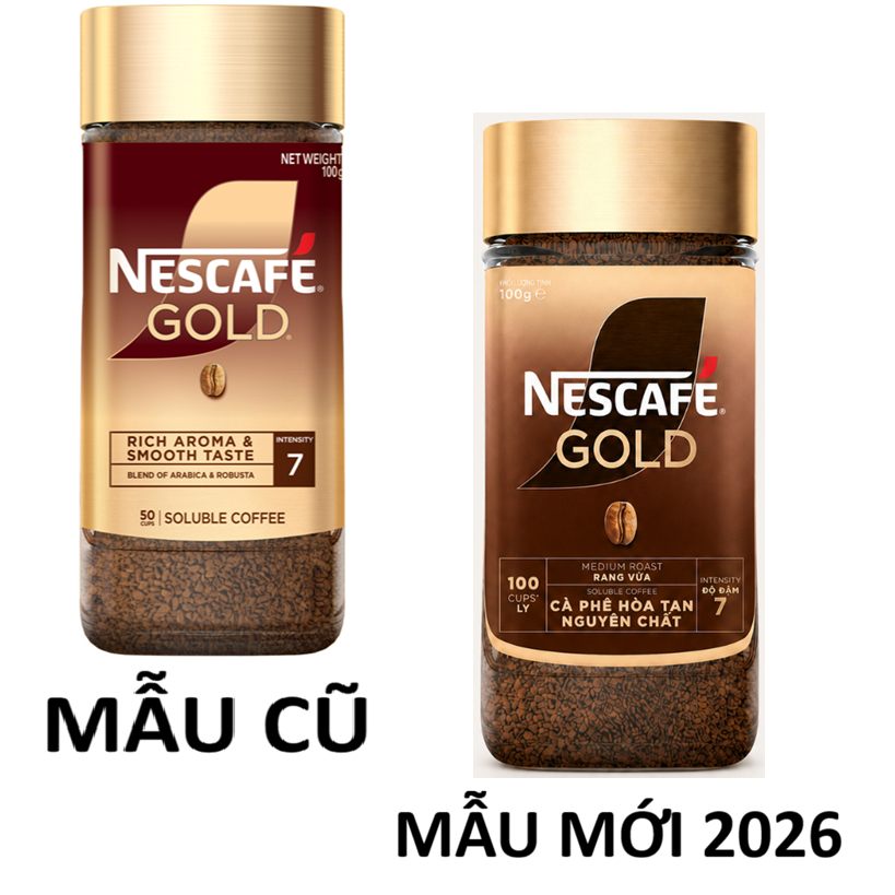 Cà phê hòa tan NESCAFE gold hũ