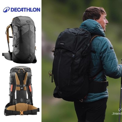 Balo trekking 50l trek 100 easyfit cho nam đen DECATHLON forclaz mã 8559690