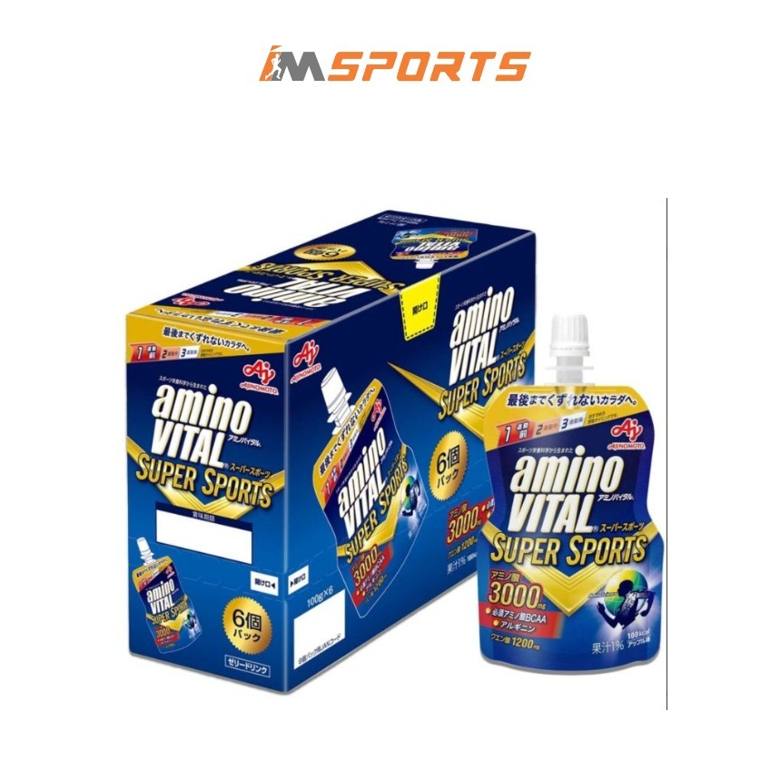 Hộp Thức Uống thể thao aminoVITAL bổ sung BCAA (Hộp 6 gói) - Chính Hãng - IMSports