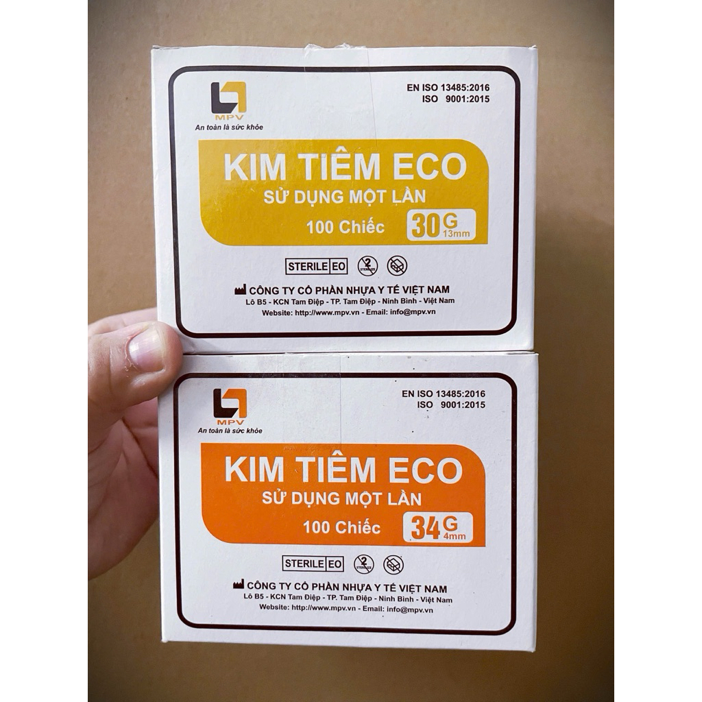 Lẻ 10 đầu kim tiêm meso 34G 4mm MPV ( Kim meso MPV 34gx4m )