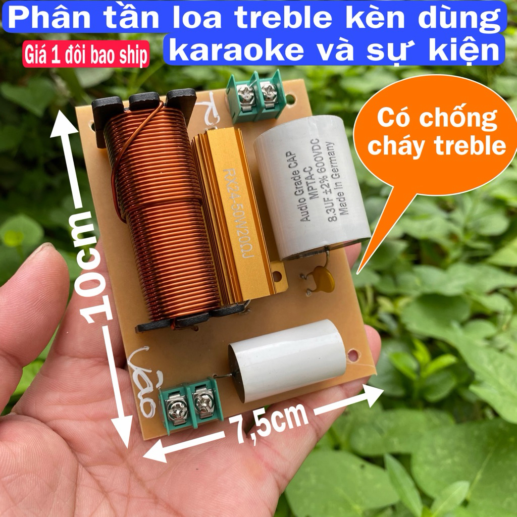 Phân tần loa treble từ neo 750