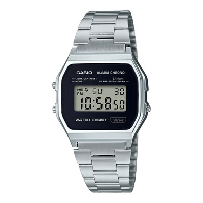 Đồng Hồ Unisex Dây Kim Loại Chính Hãng CASIO A158WEA-1DF
