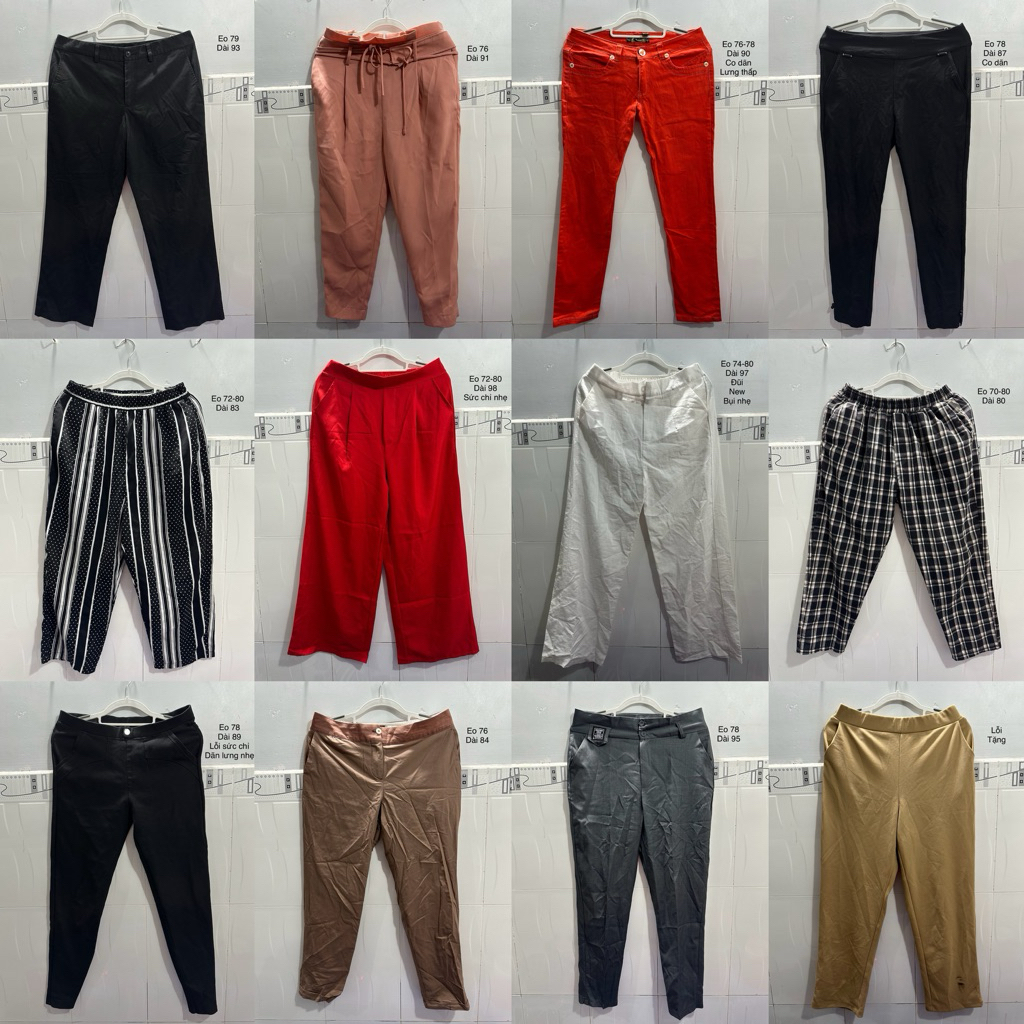 Quần Nữ 2hand size L eo 76-78 Thanh lý 🍒| SCG 2HAND