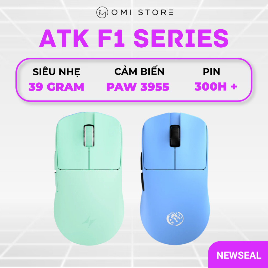 Chuột Gaming Không Dây ATK Blazing Sky F1 V2 UltraMax / F1 V3 Ultimate / F1 V3 Extreme - BH12T