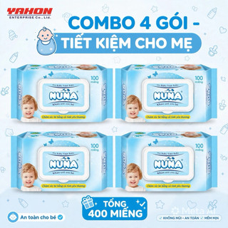 Combo Khăn ướt NUNA ( 100 miếng ko mùi )