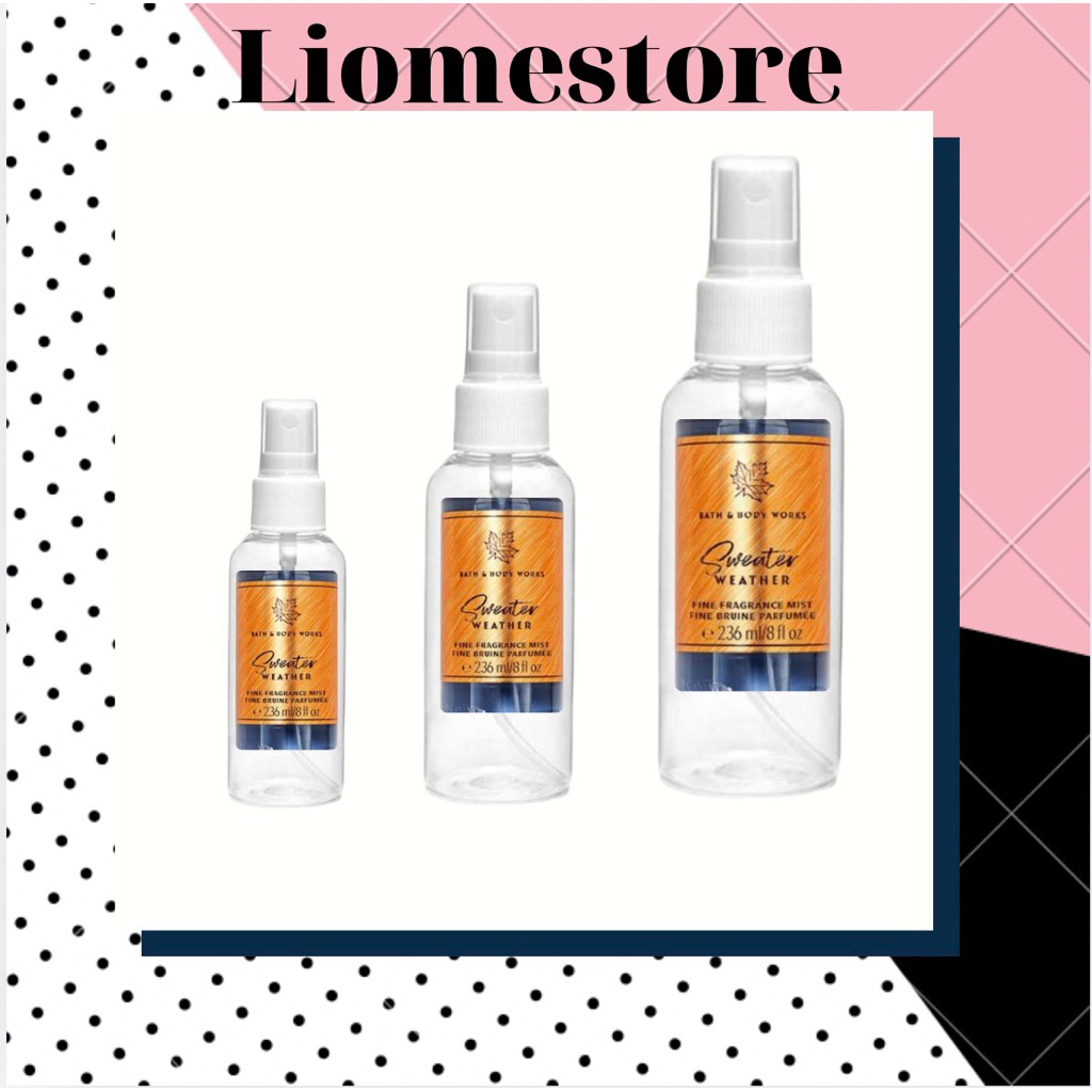 Xịt Thơm Toàn Thân Body Mist Sweater Weather