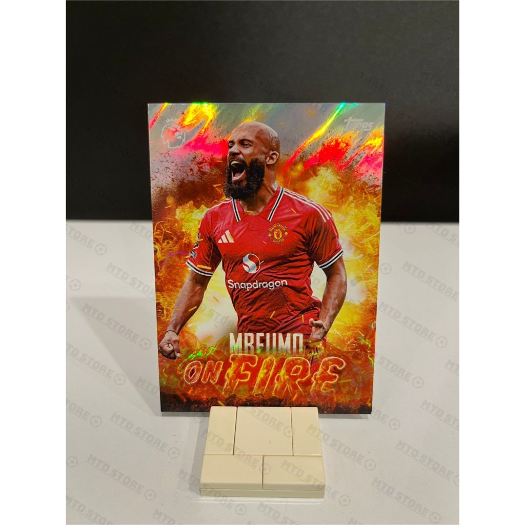 [ CHÍNH HÃNG ] - ON FIRE - TOPPS FLAGSHIP PREMIER LEAGUE 2026/27 - Bryan Mbeumo (Manchester United)