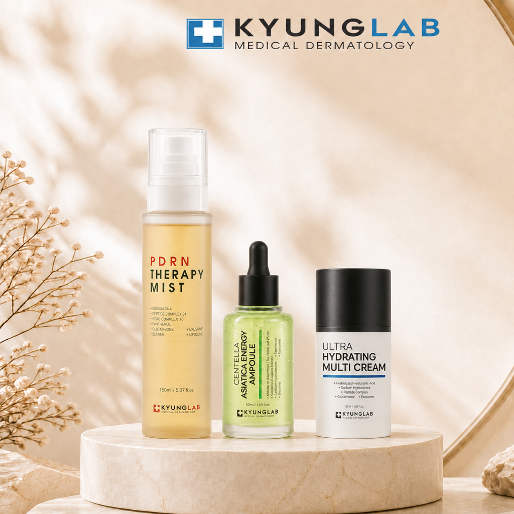 Bộ sản phẩm xịt khoáng KyungLab  , serum KyungLab , kem dưỡng KyungLab cho da mụn 50ML - 150ML