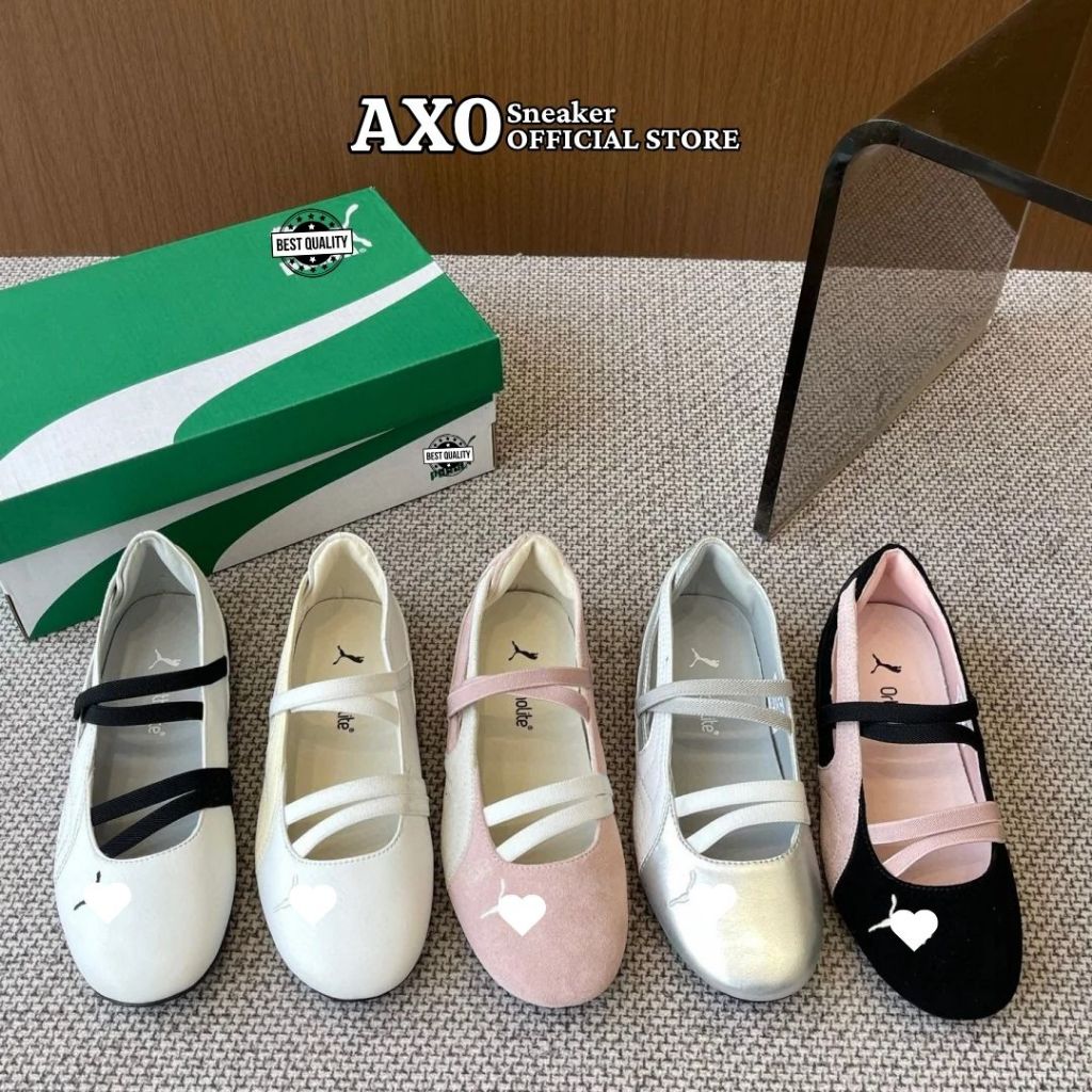 [ Axo Sneaker Store ] Giày Thể Thao Ballet Báo Thủ Vintage – Sneaker Búp Bê Thời Trang, Dễ Phối Đồ