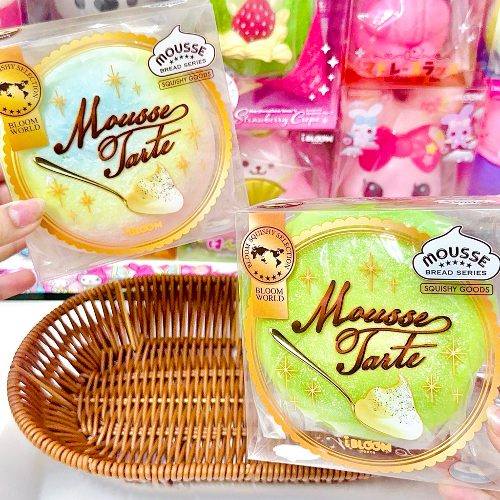 [M220] ĐỌC KĨ MÔ TẢ | Squishy iBloom Mousse Torte Bread Series, chính hãng Nhật, bóp mềm chậm, chưa 
