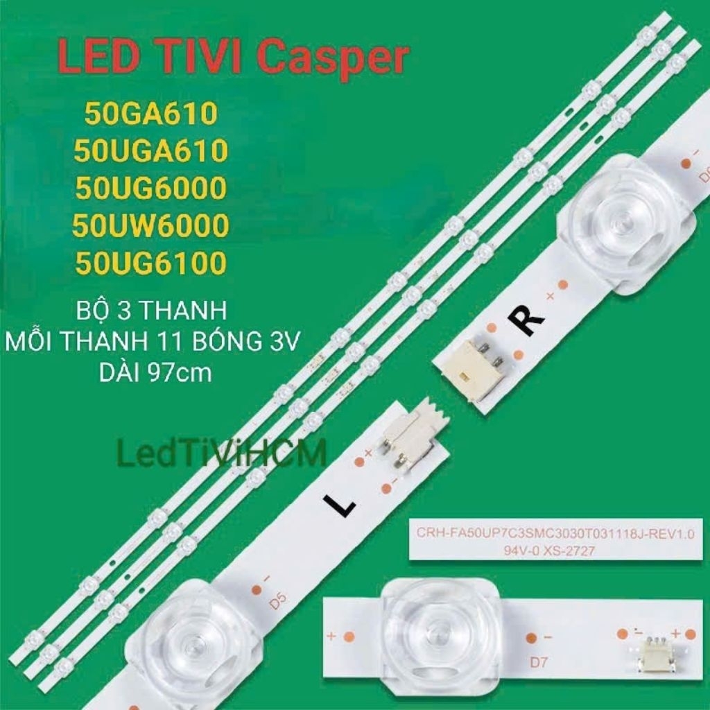 led tivi casper 50ga610, 50uga610, 50ug6000, 50uw6000, 50ug6100