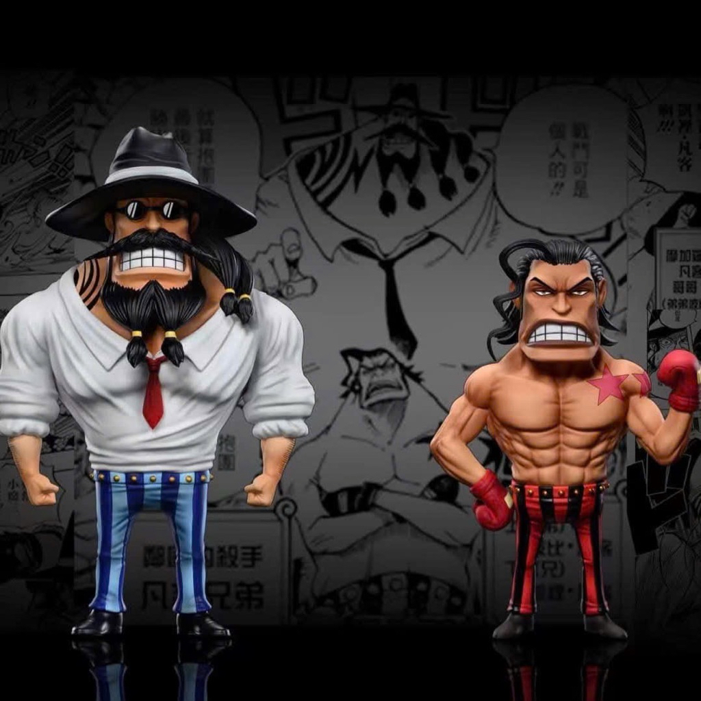 Cặp mô hình Resin WCF chính hãng A+ Studio One Piece Dressrosa Kingdom Đấu Trường Colosseum Funk Bro