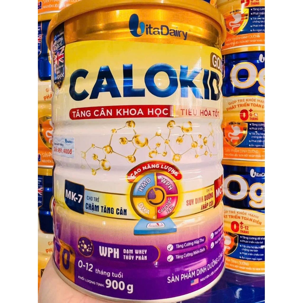 Sữa bột Vitadairy Calokid 1+ 900g