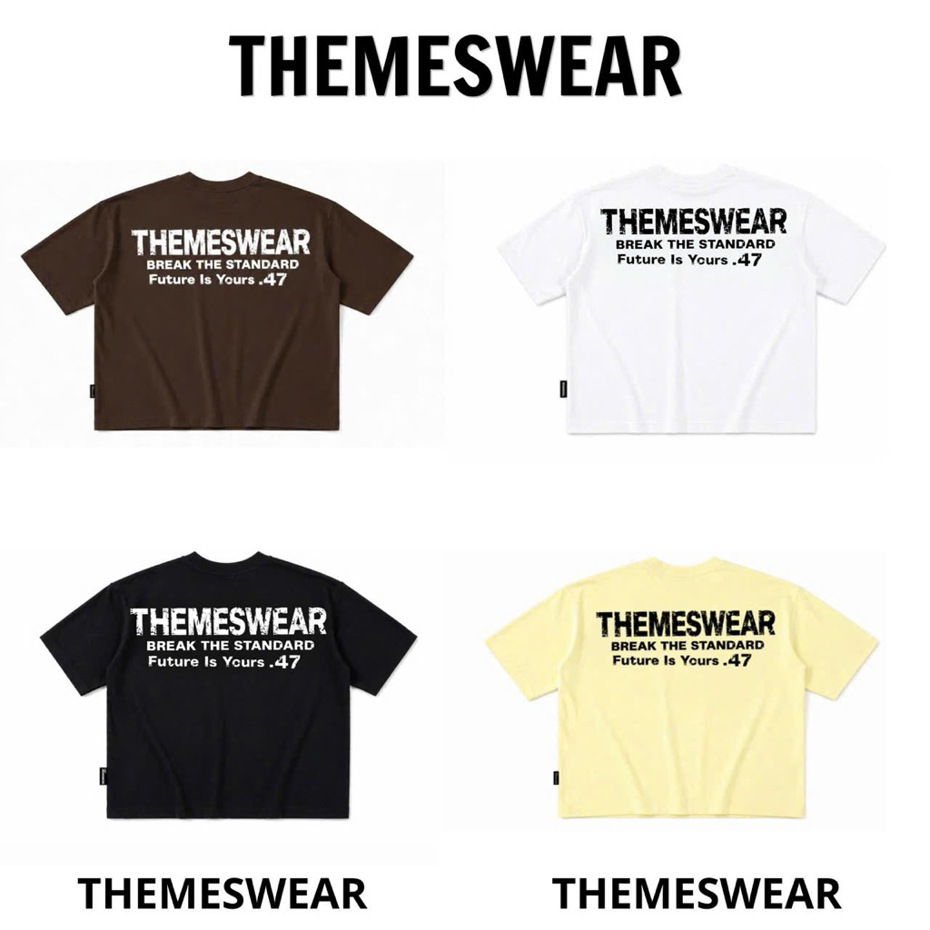 [DEAL Mở Bán] Áo Thun Themeswear Yours.47 Vải Mỏng Mát Local Brand.
