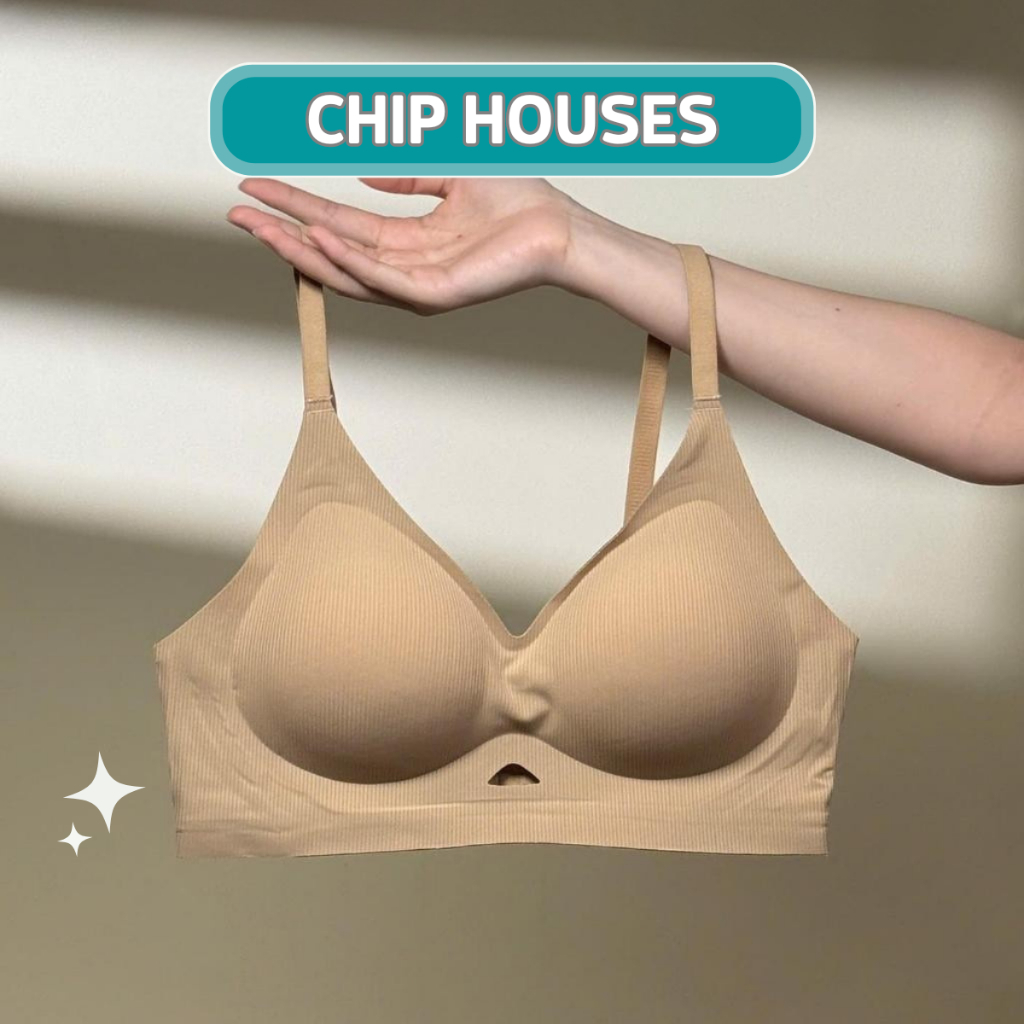 Áo Lót Áo Bra Nữ Chất Su Mỏng Không Gọng Mút Giọt Nước Dày 3CM Thoáng Khí Không Lộ Viền AN048