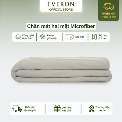 Chăn hai mặt làm mát, giữ ấm Comfort Everon CL (Dày 2.5cm, bông Micro, CL)