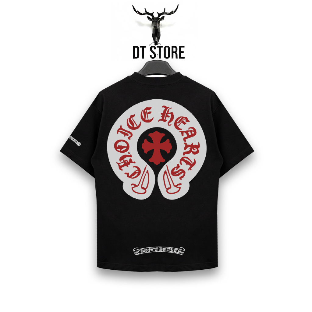 ÁO THUN CHOICE HEARTS HORSESHOE CROSS GRAPHIC