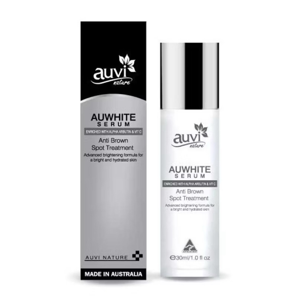 [30mL] Serum dưỡng trắng, giảm sạm da Auwhite anti brown AUVI NATURE| Bs Hà Da Liễu Khuyên Dùng