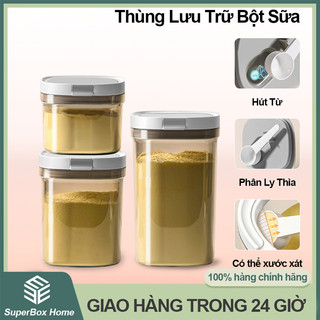 Hộp Đựng Sữa Bột | Chống Ẩm & Côn Trùng - Nhựa An Toàn