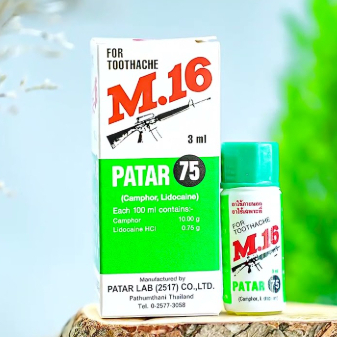 Sâu răng Patar 75 M16 giảm nhức răng hết sâu răng giảm ê buốt răng hiệu quả tức thì cam kết an toàn'