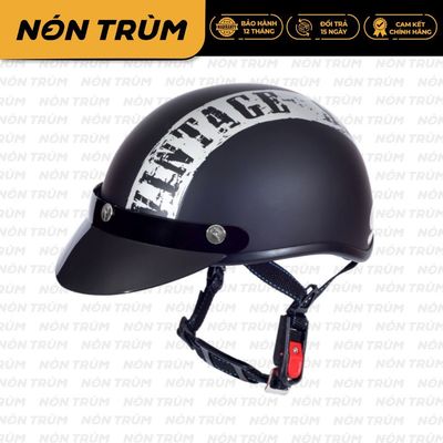 Mũ bảo hiểm nửa đầu Andes haly lưỡi trai dành cho nam nữ đi xe máy chính hãng