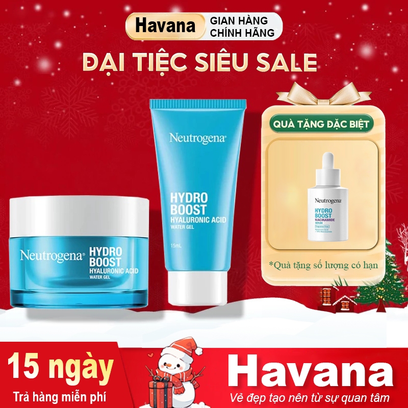 [Hàng CTY] Kem Dưỡng Ẩm Neutrogena Cung Cấp Nước Cho Da Hydro Boost Water Gel 15g