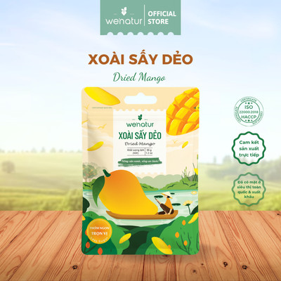 Xoài Sấy Dẻo Nguyên Vị Ít Đường We'natur 35g