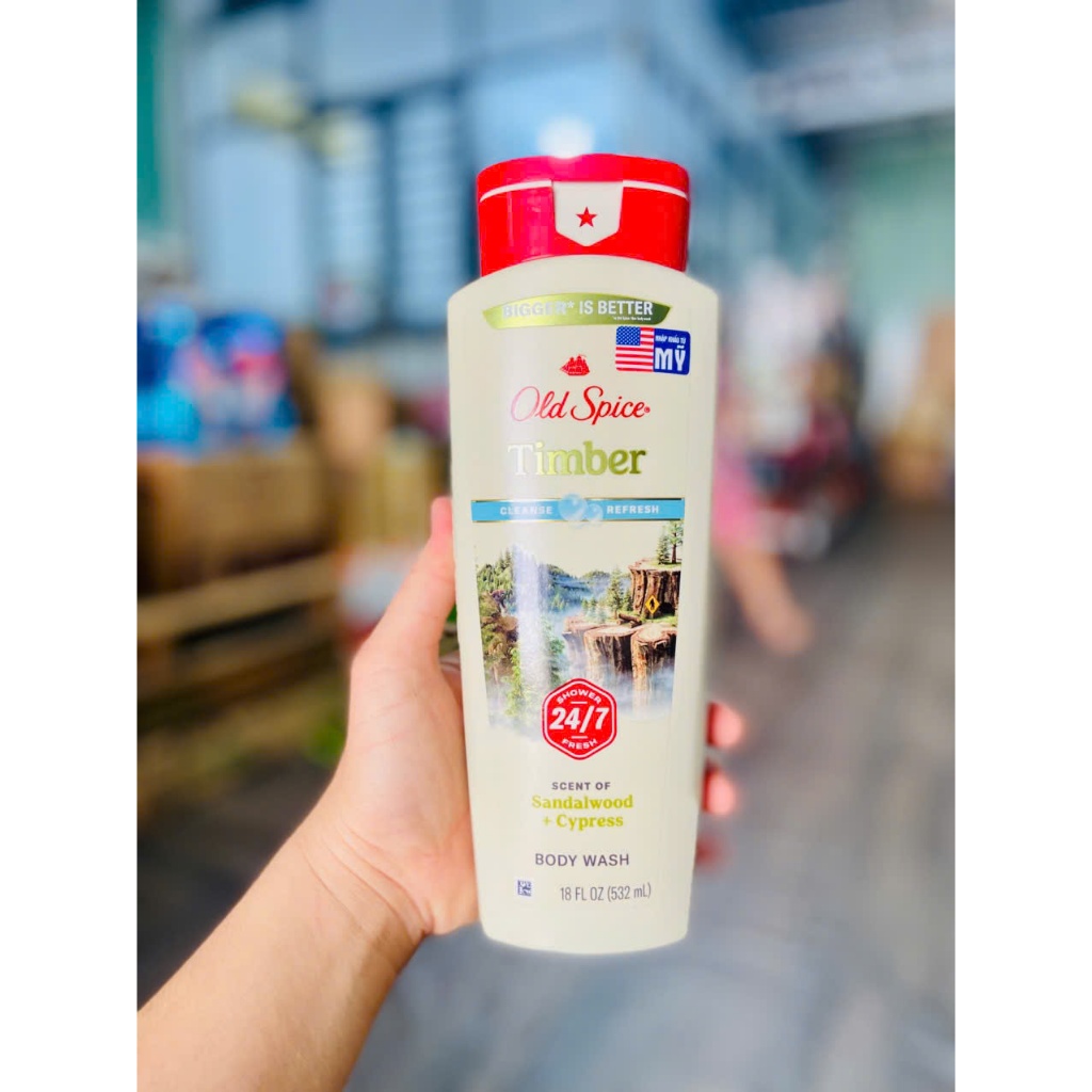 Sữa Tắm Old spice 532ml trắng( timber)