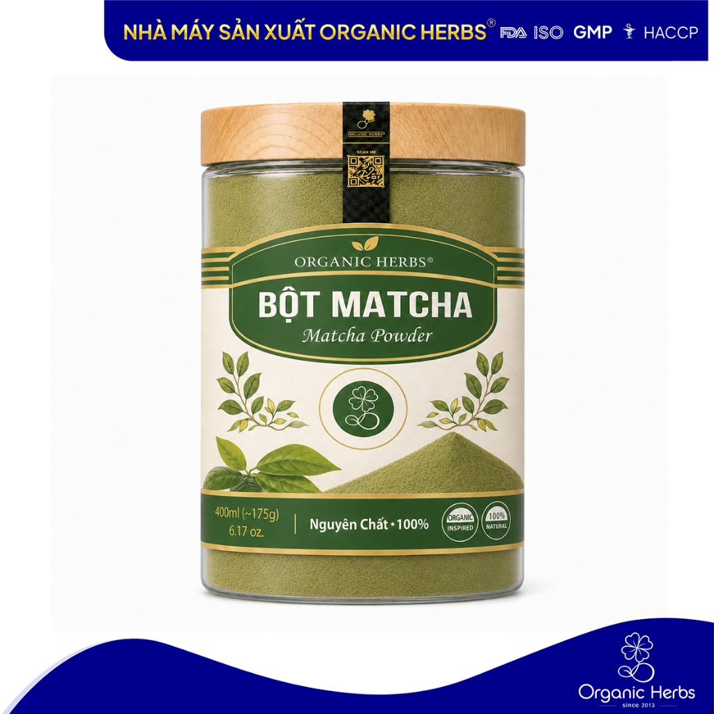 Organic Herbs® Bột Matcha Việt Nam | Vietnam Matcha Powder