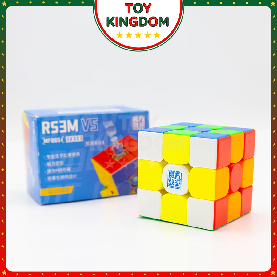 Rubik 3x3 MoYu RS3M V5 RS3 M 3x3 Magnetic Ball Core UV Rubic 3 Tầng Cao Cấp Nam Châm Đồ Chơi Trí Tuệ