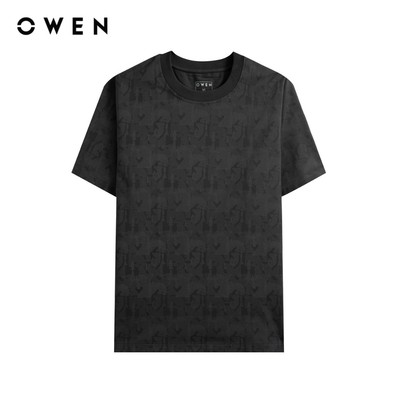 Owen - Áo T-shirt Relax Fit TSN260134 màu Xám chất liệu CVC Spandex