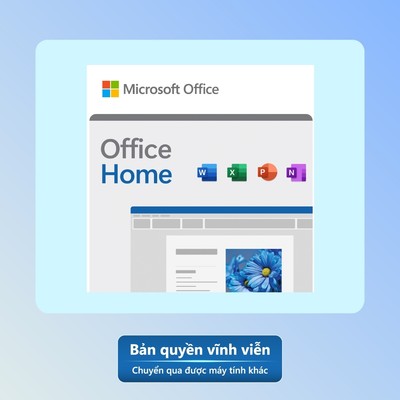 Phần mềm Office Home 2024 bản quyền | Dùng vĩnh viễn| 1 người, 1 thiết bị |Chuyển được máy tính khác