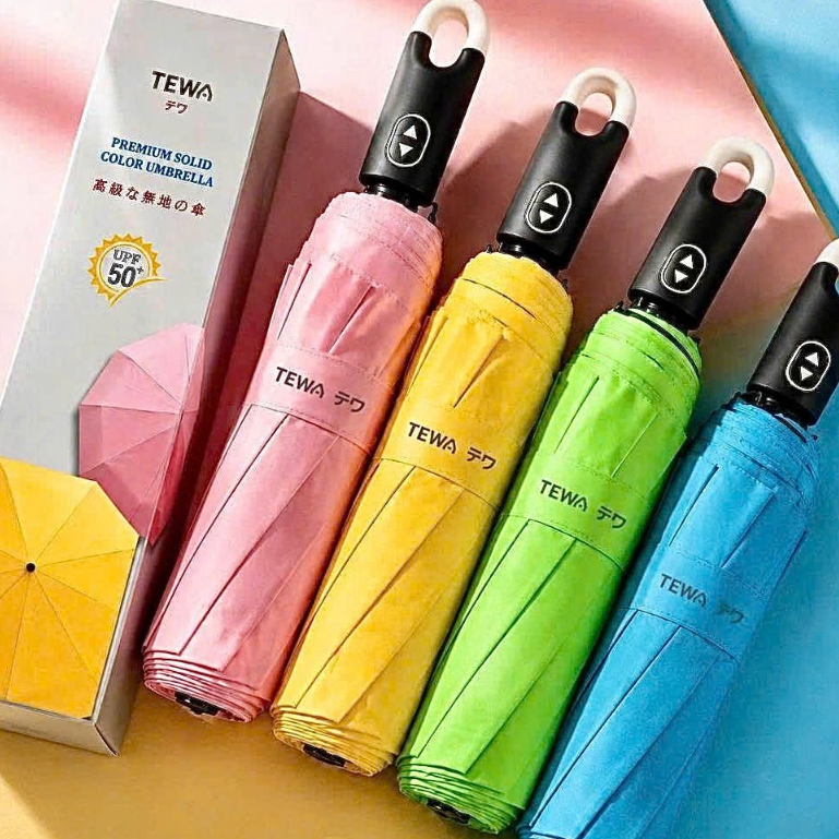 Ô SẮC MÀU 10 NAN KÉP (20 NAN ĐƠN) CHỐNG TIA UV TEWA