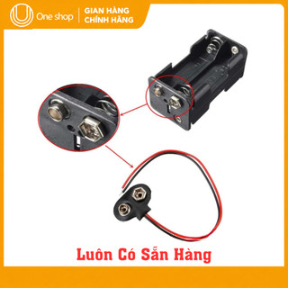 Combo 10 Đầu Nối Pin 9V - Dây Đế Pin 9V Loại Tốt Đầu Da Chống Oxy Hóa Dùng Cho Pin Vuông, Arduino