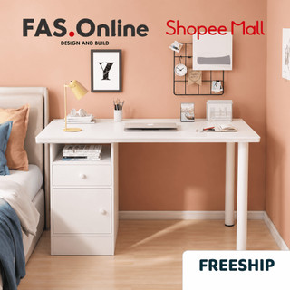Bàn Làm Việc Có Ngăn Kéo Gỗ MDF – Bàn Học Có Hộc Kéo Nhỏ Gọn FAS509