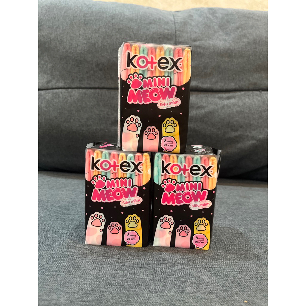 combo 8 Băng vệ sinh Kotex minimeow 8 miếng