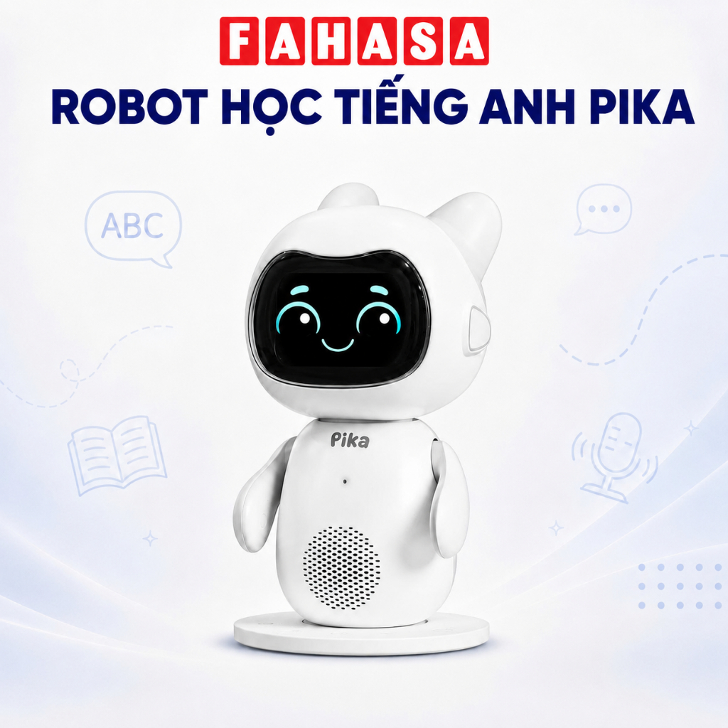 Robot Pika Học Tiếng Anh - PK-01 - Kèm Gói Phần Mềm Pika 6 Tháng - Fahasa