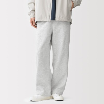 [26AW] MUJI Quần Nam Vải Fleece Ống Rộng