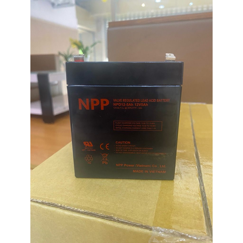 Bình lưu điện NPP 12v 5ah (NP12-5ah)