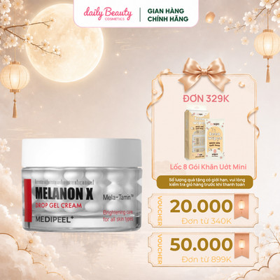 Kem Dưỡng Dạng Gel Viên Nang Giúp Sáng Da Mờ Thâm Sạm MEDIPEEL Melanon X Drop 50g Daily Beauty