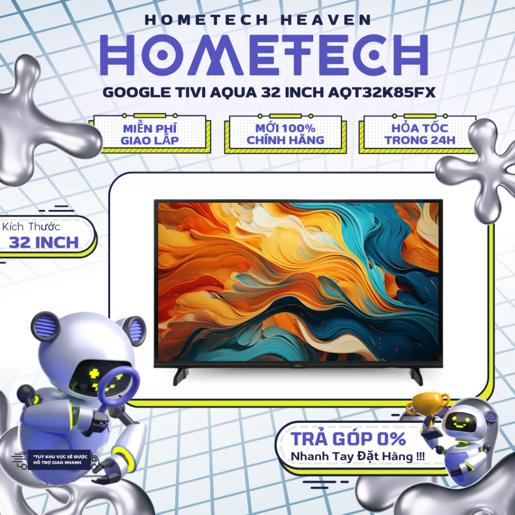 AQT32K85FX - Google Tivi Aqua 32 inch AQT32K85FX - CHÍNH HÃNG